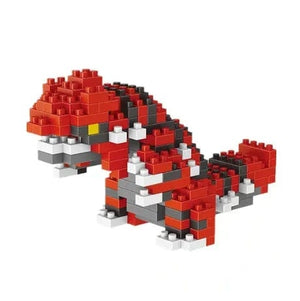 Planet Gates C-315 / with box Pokemon Small Blocks Nanoblock Charizard Kyogre Groudon Rayquaza Model Education Graphics Toys for Kids Birthday Gift Toys