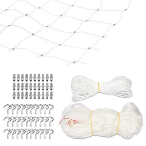 Planet Gates C 3x8M / CN Cat Safety Net Nylon Protective Transparent Mesh Net For Balcony And Window For Baby Kid Falling Net Fence