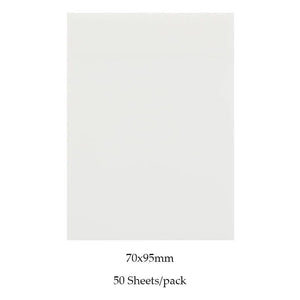 Planet Gates C 50 Sheets White MOHAMM 50/100 Sheets Transparent Waterproof Posted It Sticky Note Pads Notepads Posits for School Stationery Office Supplies
