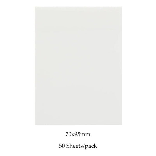 Planet Gates C 50 Sheets White MOHAMM 50/100 Sheets Transparent Waterproof Posted It Sticky Note Pads Notepads Posits for School Stationery Office Supplies