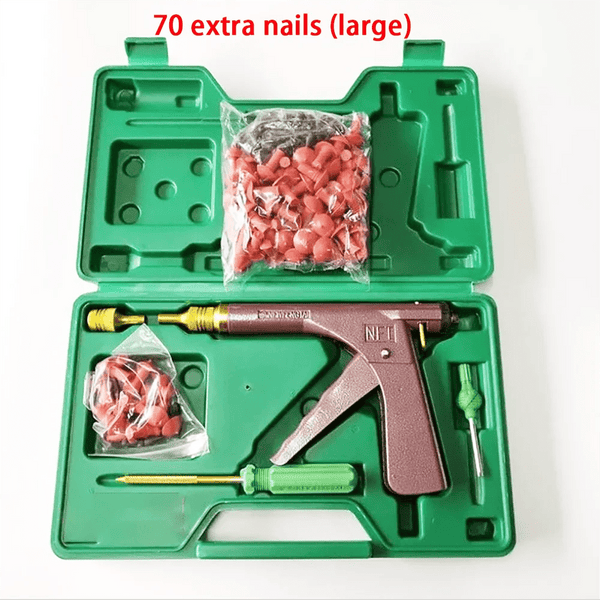 Planet Gates C Auto Bike tubeless Tire Repair Puncture Plug Garage motorcycle Vacuum Tire Repair Gun Car Tire Block Air Leaking kit