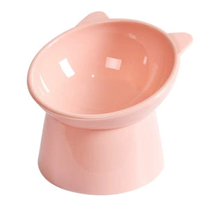 Planet Gates C / CHINA 2023 New Cat Bowl High Foot Dog Bowl 45°Neck Protector Cat Pet Food Water Bowls Pet Feeding Cup Pet Feeder