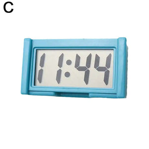 Planet Gates C / CN Large Screen Home Digital Display Car Clock Paste Electronic Mini Car Electronic Clock Automotive Supplies Simple Type