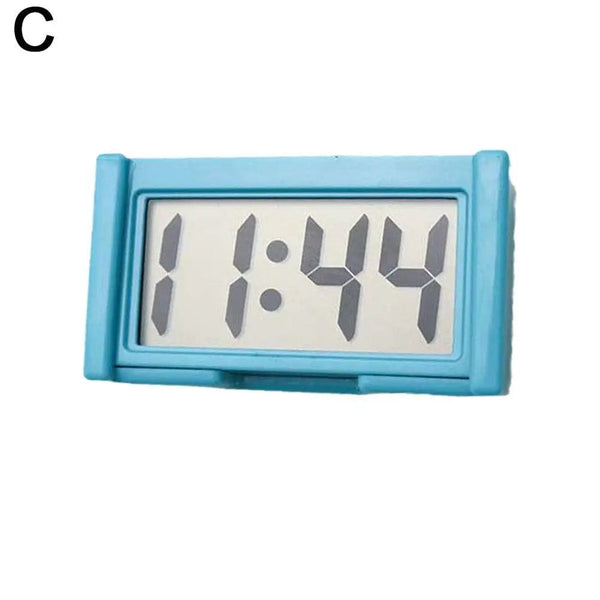 Planet Gates C / CN Large Screen Home Digital Display Car Clock Paste Electronic Mini Car Electronic Clock Automotive Supplies Simple Type