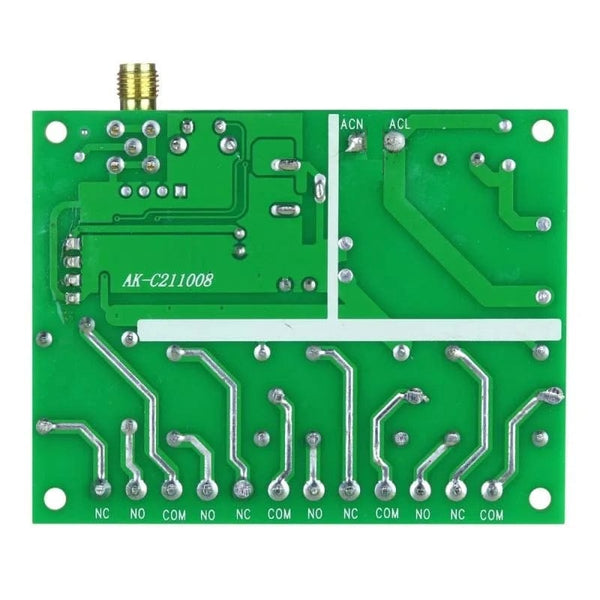 Planet Gates C / CN Smart Multiple DC 12V 24V 36V 10A 433MHz 4CH  4 Channel Wireless Relay RF Remote Control Switch Receiver + Thumbs Transmitter