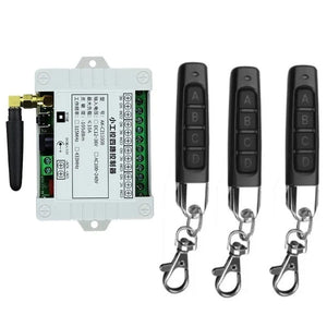 Planet Gates C / CN Smart Multiple DC 12V 24V 36V 10A 433MHz 4CH  4 Channel Wireless Relay RF Remote Control Switch Receiver + Thumbs Transmitter