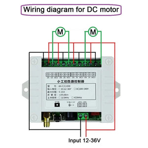 Planet Gates C / CN Smart Multiple DC 12V 24V 36V 10A 433MHz 4CH  4 Channel Wireless Relay RF Remote Control Switch Receiver + Thumbs Transmitter