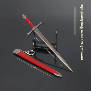 Planet Gates C Elden Ring Ranni Dark Moon Greatsword Collectable Weapon Model Full Metal Keychain Pendant Peripheral Sword Ornaments Model Toys