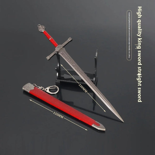 Planet Gates C Elden Ring Ranni Dark Moon Greatsword Collectable Weapon Model Full Metal Keychain Pendant Peripheral Sword Ornaments Model Toys