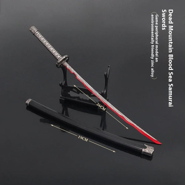 Planet Gates C Elden Ring Ranni Dark Moon Greatsword Collectable Weapon Model Full Metal Keychain Pendant Peripheral Sword Ornaments Model Toys