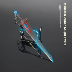 Planet Gates C Elden Ring Ranni Dark Moon Greatsword Collectable Weapon Model Full Metal Keychain Pendant Peripheral Sword Ornaments Model Toys