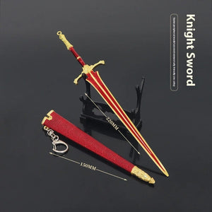 Planet Gates C Elden Ring Ranni Dark Moon Greatsword Collectable Weapon Model Full Metal Keychain Pendant Peripheral Sword Ornaments Model Toys