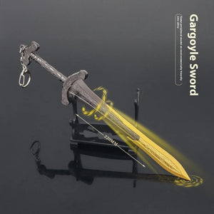 Planet Gates C Elden Ring Ranni Dark Moon Greatsword Collectable Weapon Model Full Metal Keychain Pendant Peripheral Sword Ornaments Model Toys