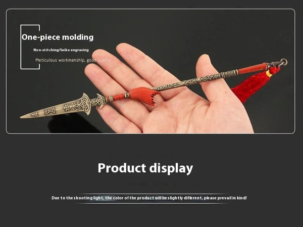 Planet Gates C Elden Ring Ranni Dark Moon Greatsword Collectable Weapon Model Full Metal Keychain Pendant Peripheral Sword Ornaments Model Toys