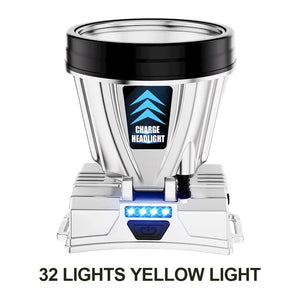 Planet Gates C Fishing Flashlight Long-Range LED Rechargeable Headlamp Head-Mounted Night Fishing Lamp for Outdoor Camping Running Cycling