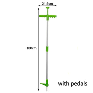 Planet Gates C Long Handle Weed Remover Durable Garden Lawn Weeder Outdoor Yard Grass Root Puller Tools Garden Planting Elements