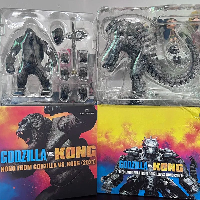 Planet Gates C / No box SHM Kong From Godzilla Vs Kong 2021 Movie PVC Action Figure Kaiju Monsterverse Dinosaur Model Collectible Action Toys Gifts