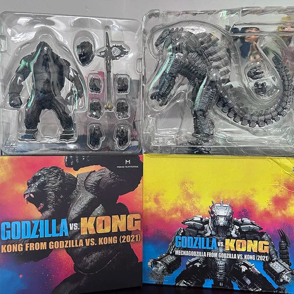 Planet Gates C / No box SHM Kong From Godzilla Vs Kong 2021 Movie PVC Action Figure Kaiju Monsterverse Dinosaur Model Collectible Action Toys Gifts