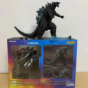 Planet Gates C / No box SHM Kong From Godzilla Vs Kong 2021 Movie PVC Action Figure Kaiju Monsterverse Dinosaur Model Collectible Action Toys Gifts