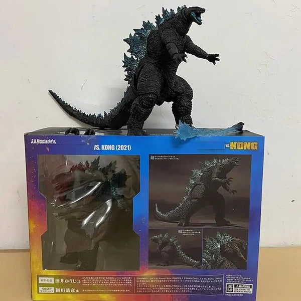 Planet Gates C / No box SHM Kong From Godzilla Vs Kong 2021 Movie PVC Action Figure Kaiju Monsterverse Dinosaur Model Collectible Action Toys Gifts