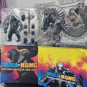 Planet Gates C / No box SHM Kong From Godzilla Vs Kong 2021 Movie PVC Action Figure Kaiju Monsterverse Dinosaur Model Collectible Action Toys Gifts