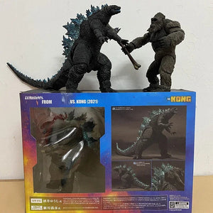 Planet Gates C / No box SHM Kong From Godzilla Vs Kong 2021 Movie PVC Action Figure Kaiju Monsterverse Dinosaur Model Collectible Action Toys Gifts