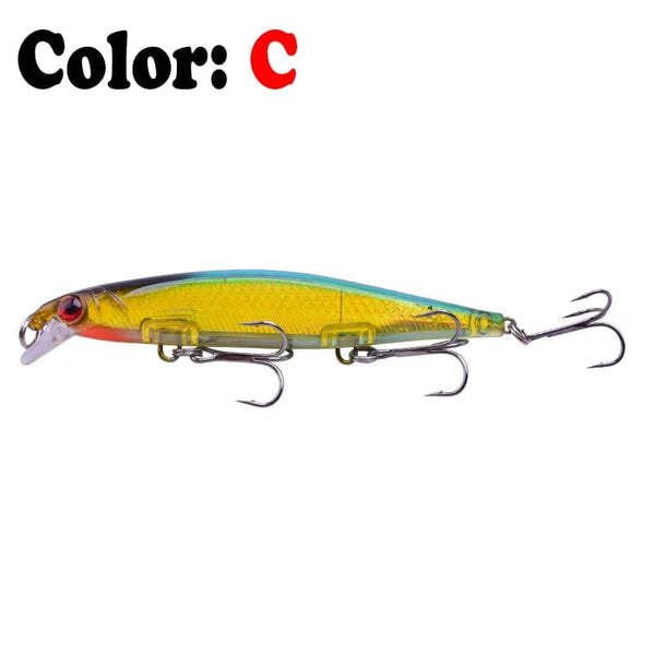 Planet Gates C Proleurre Fishing Lures 11cm 13.8g Sinking Minnow Wobblers Plastic Artificial Baits With Hook for Bass Pike Carp Swimbait Tackle