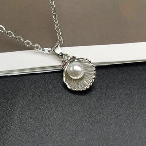 Planet Gates C Trendy Summer Shell Imitation Pearl Pendant Necklace For Women Fashion Collar Neck Jewelry Wholesale Dropshipping