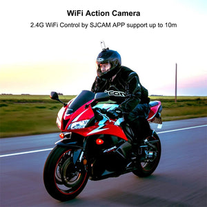 Planet Gates C100 Black / Standard SJCAM C100 Plus Action Camera 4K 30M Waterproof 2.4G WiFi Action Sport action cam EIS bicycle helmet motorcycles