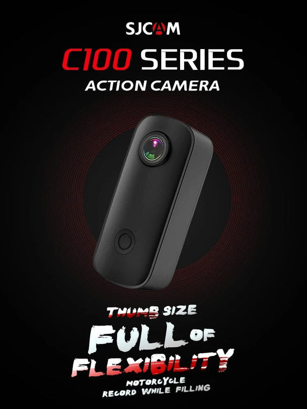 Planet Gates C100 Plus White / CHINA / Add 128GB TF Card SJCAM C100 Plus Action Camera 4K 30M Waterproof 2.4G WiFi Action Sport action cam EIS bicycle helmet motorcycles