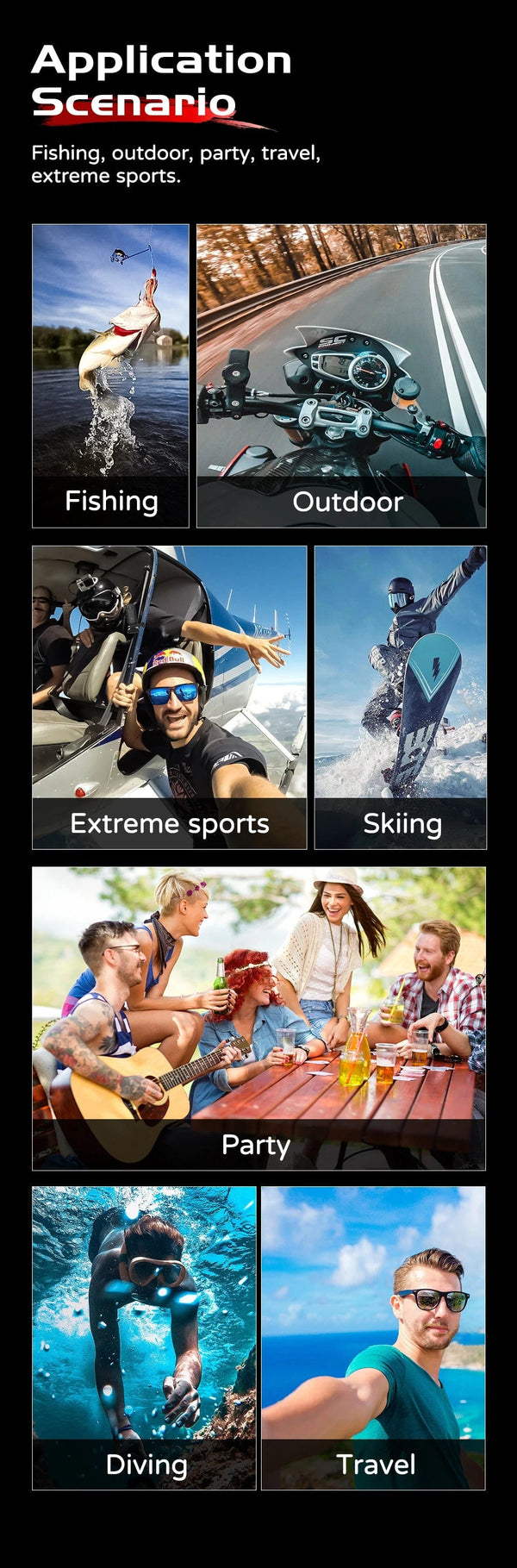 Planet Gates C100 Plus White / CHINA / Add 128GB TF Card SJCAM C100 Plus Action Camera 4K 30M Waterproof 2.4G WiFi Action Sport action cam EIS bicycle helmet motorcycles