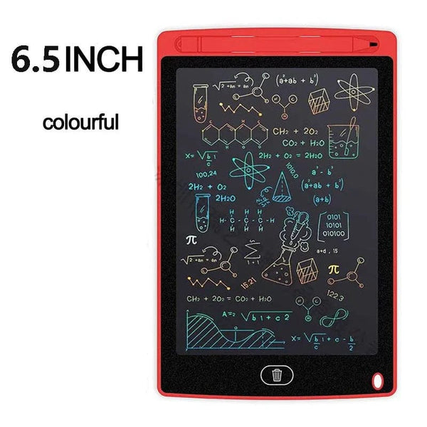 Planet Gates C189-6.5inch-red 6.5/8.5inch LCD Writing Tablet Drawing Board Kids Graffiti Sketchpad Toys Handwriting Blackboard Magic Drawing Board Toy Gift