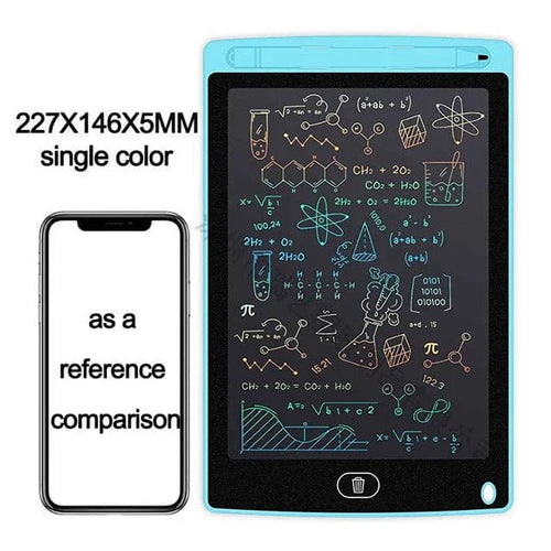 Planet Gates C189-8.5inch-blue 6.5/8.5inch LCD Writing Tablet Drawing Board Kids Graffiti Sketchpad Toys Handwriting Blackboard Magic Drawing Board Toy Gift
