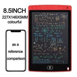 Planet Gates C189-8.5inch-red 6.5/8.5inch LCD Writing Tablet Drawing Board Kids Graffiti Sketchpad Toys Handwriting Blackboard Magic Drawing Board Toy Gift