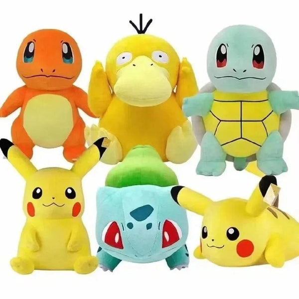Planet Gates C2 20cm Pokemon Stuffed Plush Toys Kawaii Pikachu Raichu Jenny Turtle Anime Doll Kids Birthday Christmas Gift