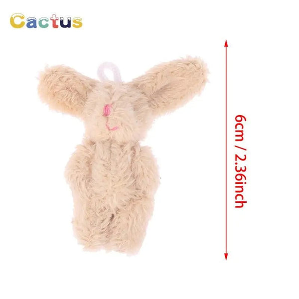 Planet Gates C3 6cm / 1PCS 4/4.5/6cm Mini Teddy Bear Plush Toy Joint Bear Cartoon Stuffed Dolls Long Ear Rabbit Toys Souvenirs For Children Small Gifts