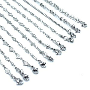 Planet Gates c4 / Bracelet 17cm-5cm USENSET 11 Styles Charm Bracelet Necklace Women Jewelry Stainless Steel Rope Chains Stars Bangles Never Rub Off Bracelets Gifts