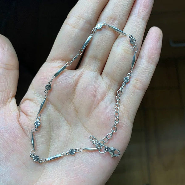 Planet Gates c4 / Bracelet 17cm-5cm USENSET 11 Styles Charm Bracelet Necklace Women Jewelry Stainless Steel Rope Chains Stars Bangles Never Rub Off Bracelets Gifts