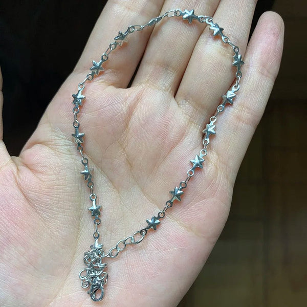 Planet Gates c4 / Bracelet 17cm-5cm USENSET 11 Styles Charm Bracelet Necklace Women Jewelry Stainless Steel Rope Chains Stars Bangles Never Rub Off Bracelets Gifts