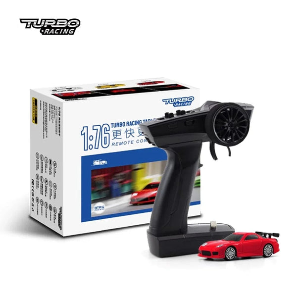 Planet Gates C71 Turbo Racing 1:76 C71 C72 C73 C74 C75 RTR Flat Running Toys on Road RC Car Proportional Remote Control Toys for Kids and Adults