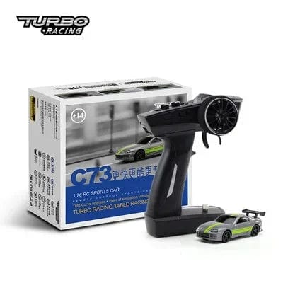 Planet Gates C73 Turbo Racing 1:76 C71 C72 C73 C74 C75 RTR Flat Running Toys on Road RC Car Proportional Remote Control Toys for Kids and Adults