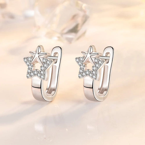 Planet Gates C77 925 Sterling Silver Female Luxury Crystal Round Stud Earrings Vintage Wedding Jewelry White Zircon Stone Earrings Wholesale