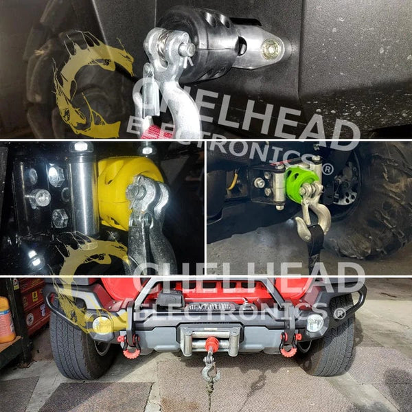 Planet Gates Cable Hook Stopper Winch Mount Stop Rope Line Cable Saver for Universal Auto Offroad ATV UTV Accessories Parts