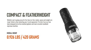 Planet Gates Cafelffe 3 In1 Portable Coffee Machine Hot/Cold Water Manual Espresso Maker For Capsule & Ground Hand Press Brewer hiking Travel