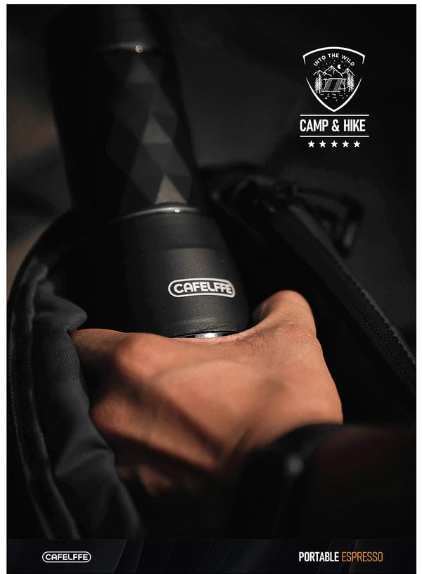 Planet Gates Cafelffe 3 In1 Portable Coffee Machine Hot/Cold Water Manual Espresso Maker For Capsule & Ground Hand Press Brewer hiking Travel