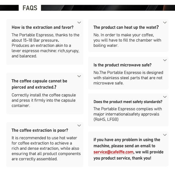 Planet Gates Cafelffe 3 In1 Portable Coffee Machine Hot/Cold Water Manual Espresso Maker For Capsule & Ground Hand Press Brewer hiking Travel