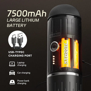 Planet Gates Cafelffe Portable Coffee Machine Wireless Electric Espresso Maker Fit Nes Capsule & Coffee Powder Gift for Lover,dad,hiking camp