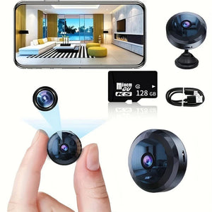 Planet Gates Camera and 128GB Xiaomi MIJIA A11 Mini Camera WiFi Wireless Monitoring Security Protection Remote Camcorders Video Surveillance Smart Home