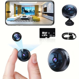 Planet Gates Camera with 32G Card Xiaomi Mini WiFi Camera 1080P HD Wireless Security Camera Security Protection Voice Video Surveillance Night Version Camcorder