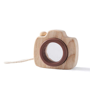 Planet Gates camera2 Wooden Fashion Camera Baby Toys Pendant Baby Block Montessori Toys for Children Wooden DIY Presents Nursing Gift Outdoor Toys